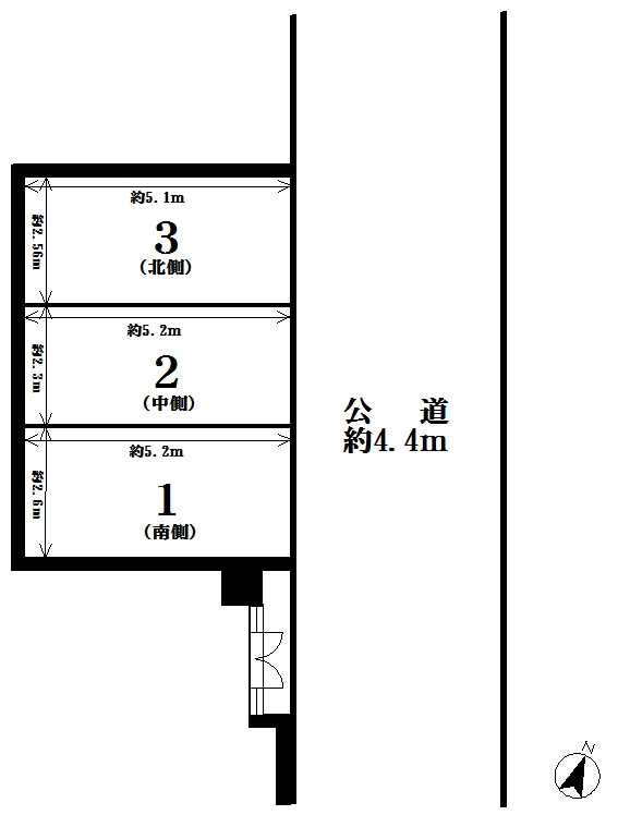 山田洋一駐車場の区画図