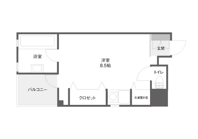 GRAND VALUE KATAMACHIの間取り