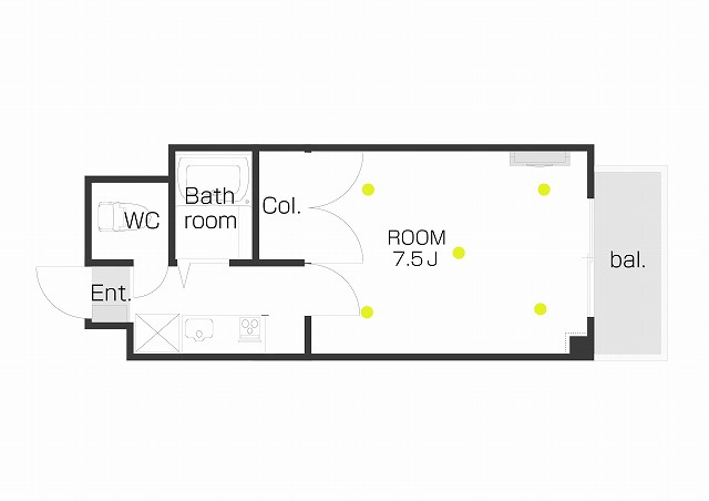 コンフォート藤江の間取り