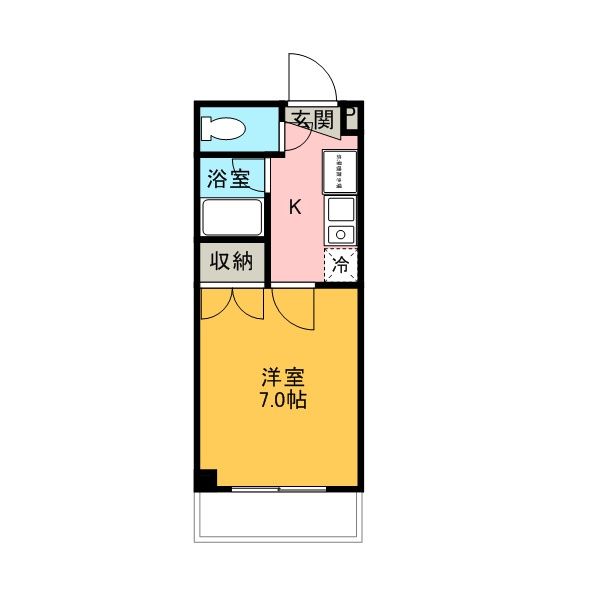 サンヴェール森山の間取り