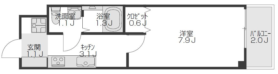 グリーンハイム駅西の間取り