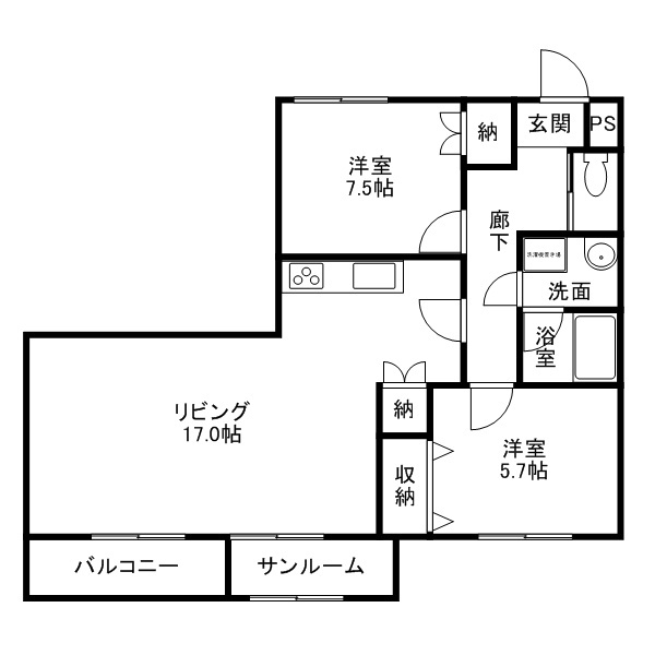 Grand Hills 長土塀の間取り