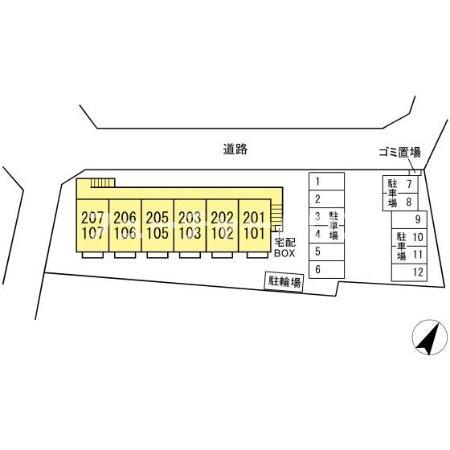 ダイエールの区画図