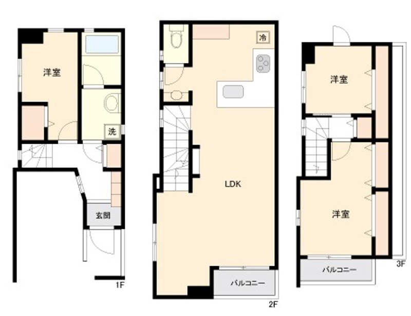 赤坂7丁目戸建の間取り