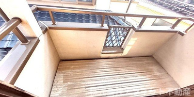 【バルコニー】 | ヴィレッジ城北 | 西向き