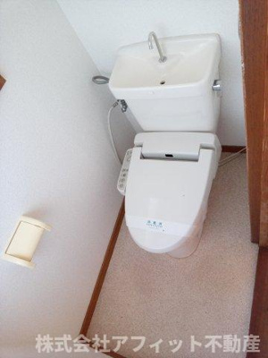 【トイレ】 | ヴィレッジ城北 | 温水洗浄暖房便座