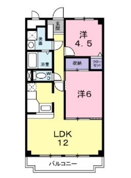 サニータウン　2の間取り|※間取りが現況と異なる場合は現況を優先します※