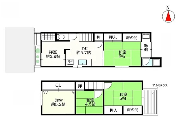 【間取り】 | S30231-錦林