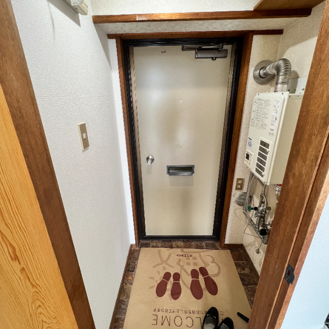 さくらハイムの玄関