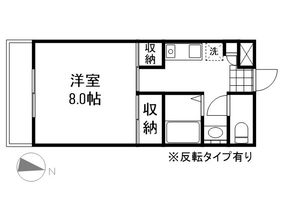 ウエストハイツの間取り