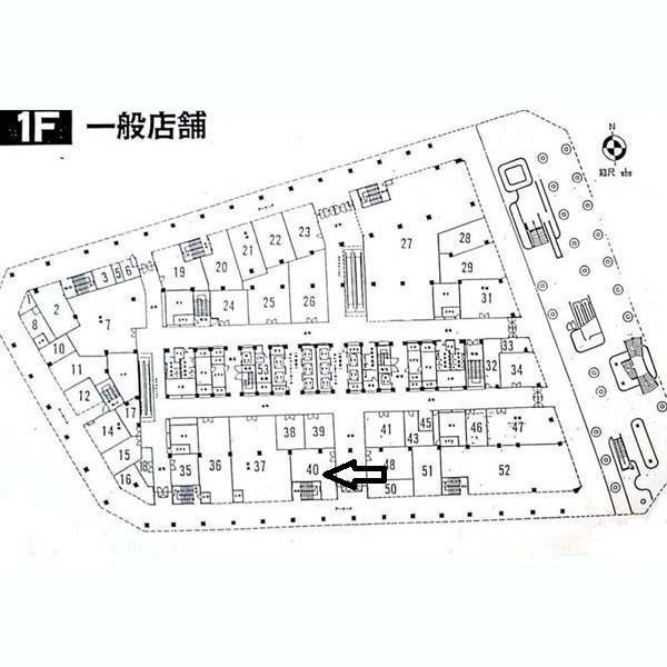 大阪駅前第4ビルの区画図