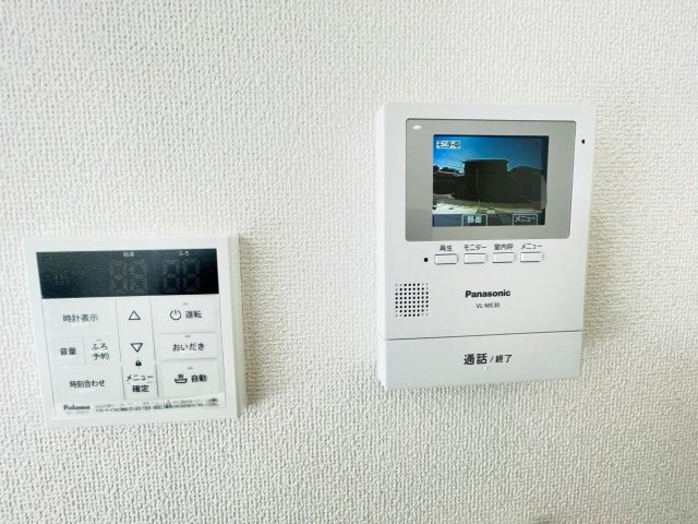 豊田市水源町24-1期　新築分譲住宅　全3棟　1号棟のセキュリティ|モニター付きインターホンで来客対応も安心です♪