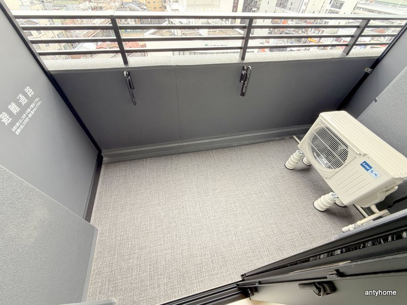 ザ・パークハビオ都島フロント　仲介手数料無料のバルコニー