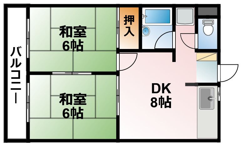 ハイツブライトの間取り