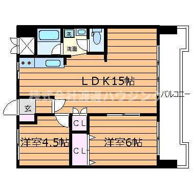 クローバーメゾン千里山の間取り