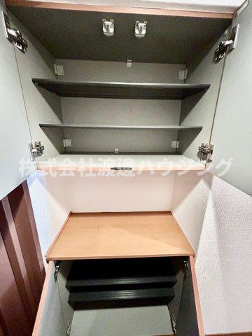 テラジハイツ1号館の収納|玄関収納