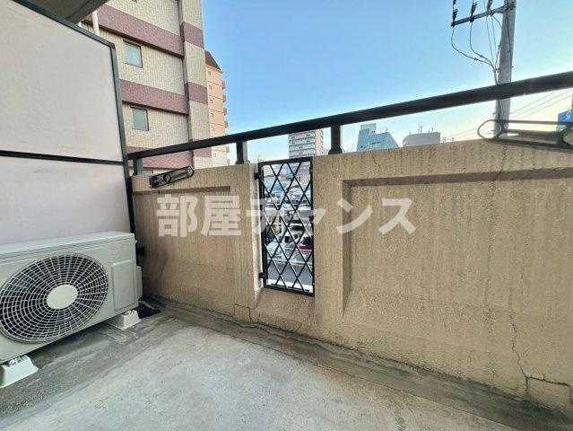 セントラルハイツ東別院のバルコニー