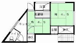 グロリアハイツの間取り