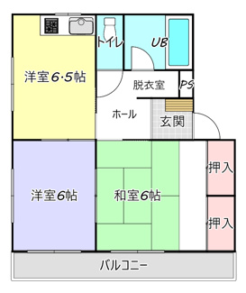 【間取り】 | ハイムカーネルⅡ | ※図面と現況が異なった場合は、現況を優先と致します。