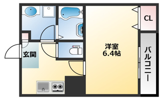 【間取り】 | アバンティオ近鉄長瀬
