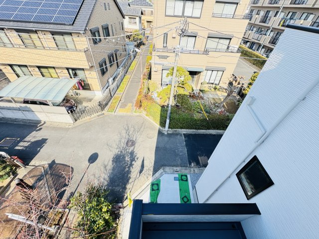 葛飾区東金町７丁目新築戸建の展望|バルコニーより道路側眺望