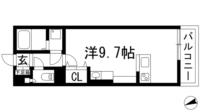 【間取り】 | ミランダ宝塚南口