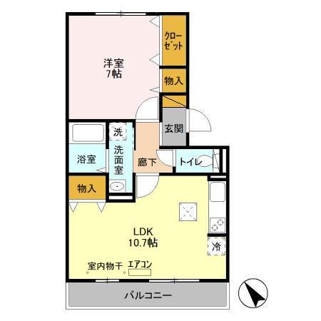 【間取り】 | アールグレイ　Ａ