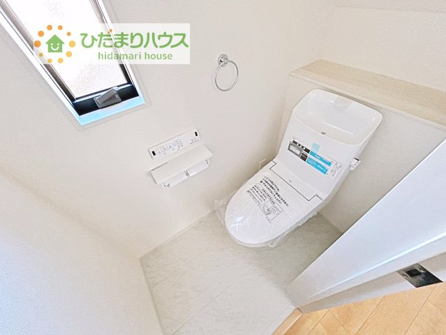 【トイレ】 | 坂東市沓掛23-P1　新築戸建　15号棟 | トイレは1F、2F共に完備！取り合いになることがありませんね(^^)/