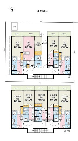 サニーグラースの区画図|イメージ写真