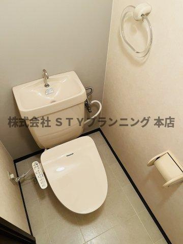 仲介手数料0円！	シティライフ社台のトイレ