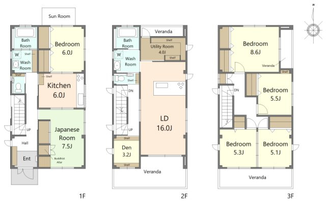 【間取り】の画像