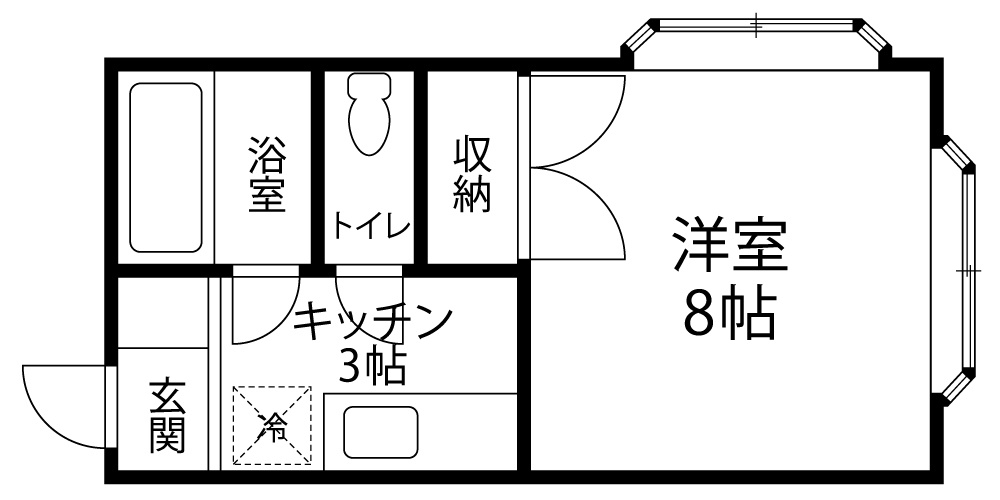 ハミルトンの家の間取り