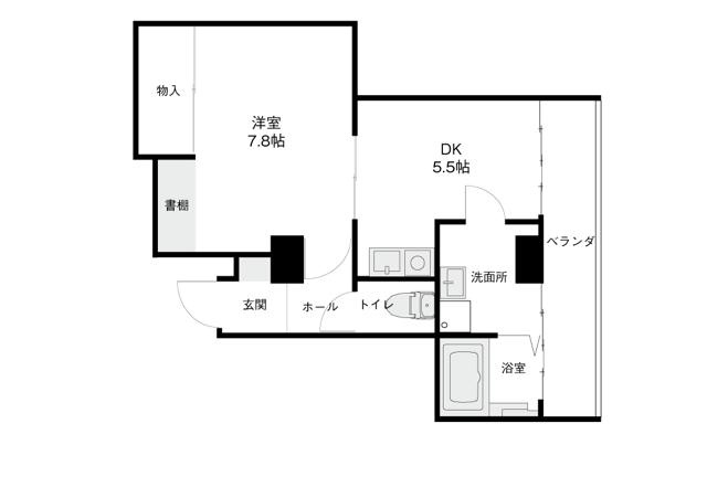 シャトル三社の間取り