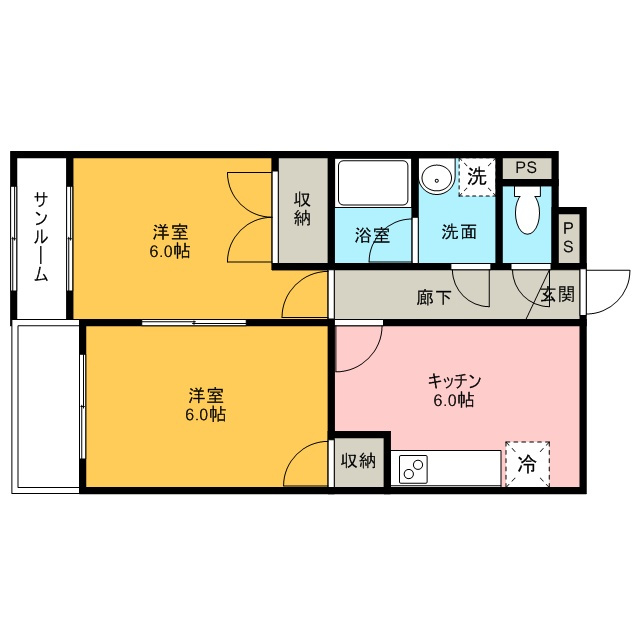 ロイヤルＮの間取り