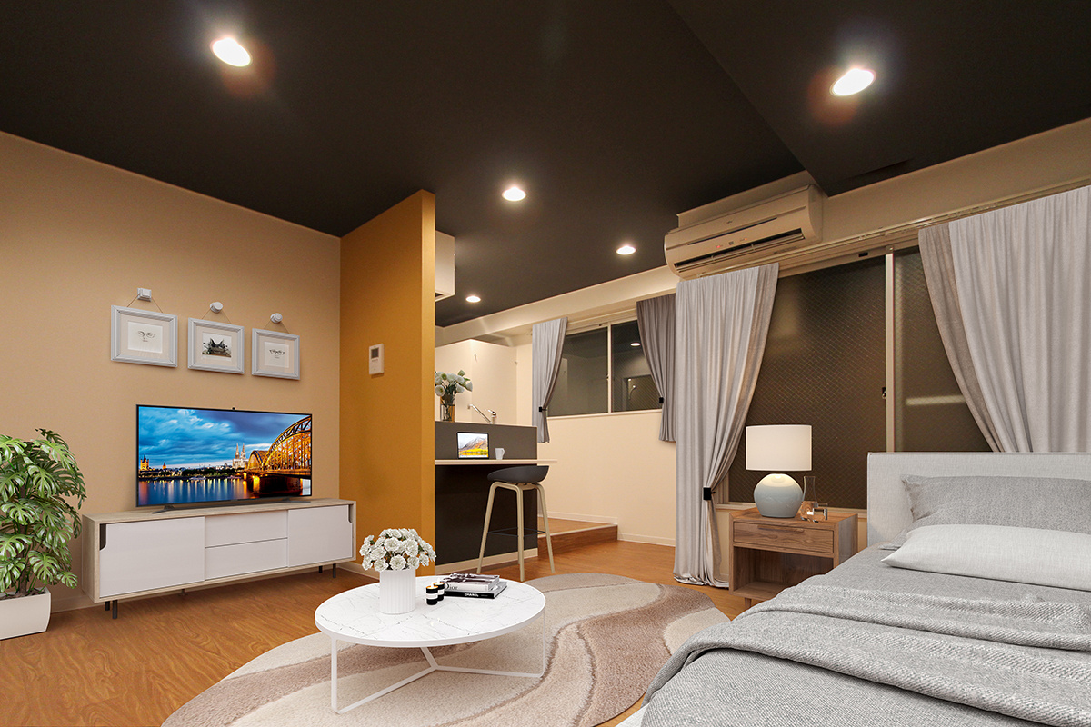 クルエボヌール駅前