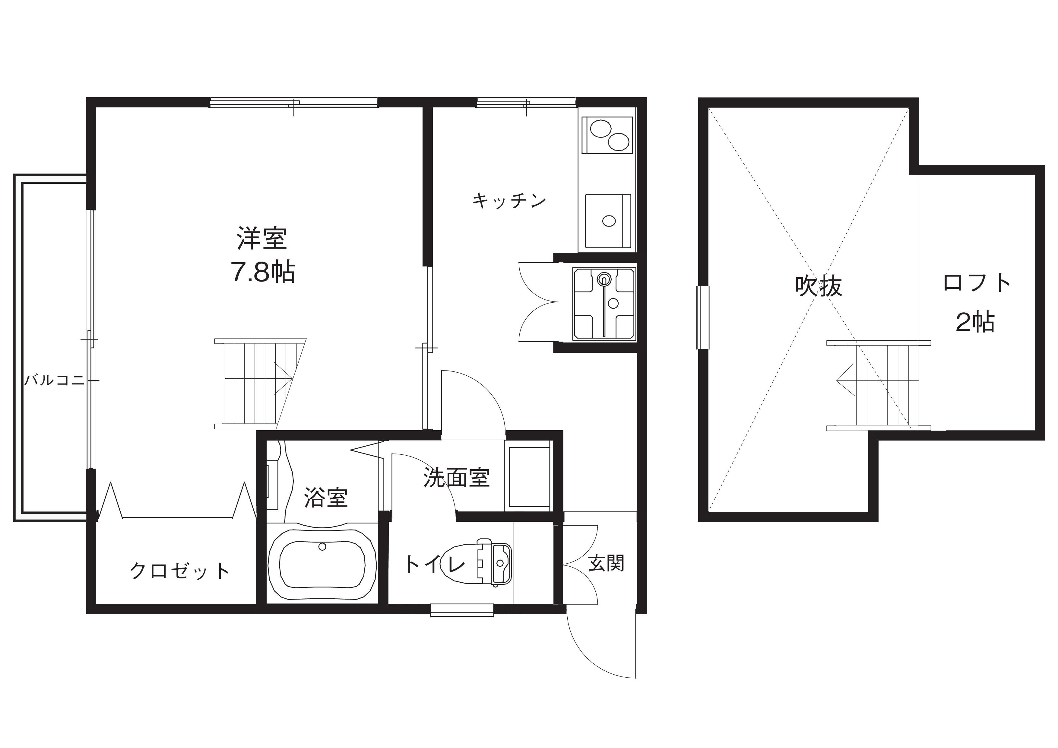 クレストコートの間取り