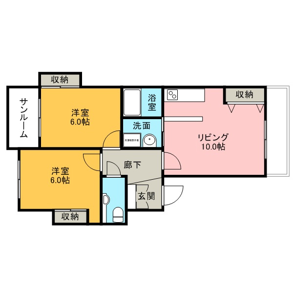 クレアール幸町の間取り