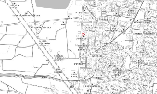 梅本　土地の地図
