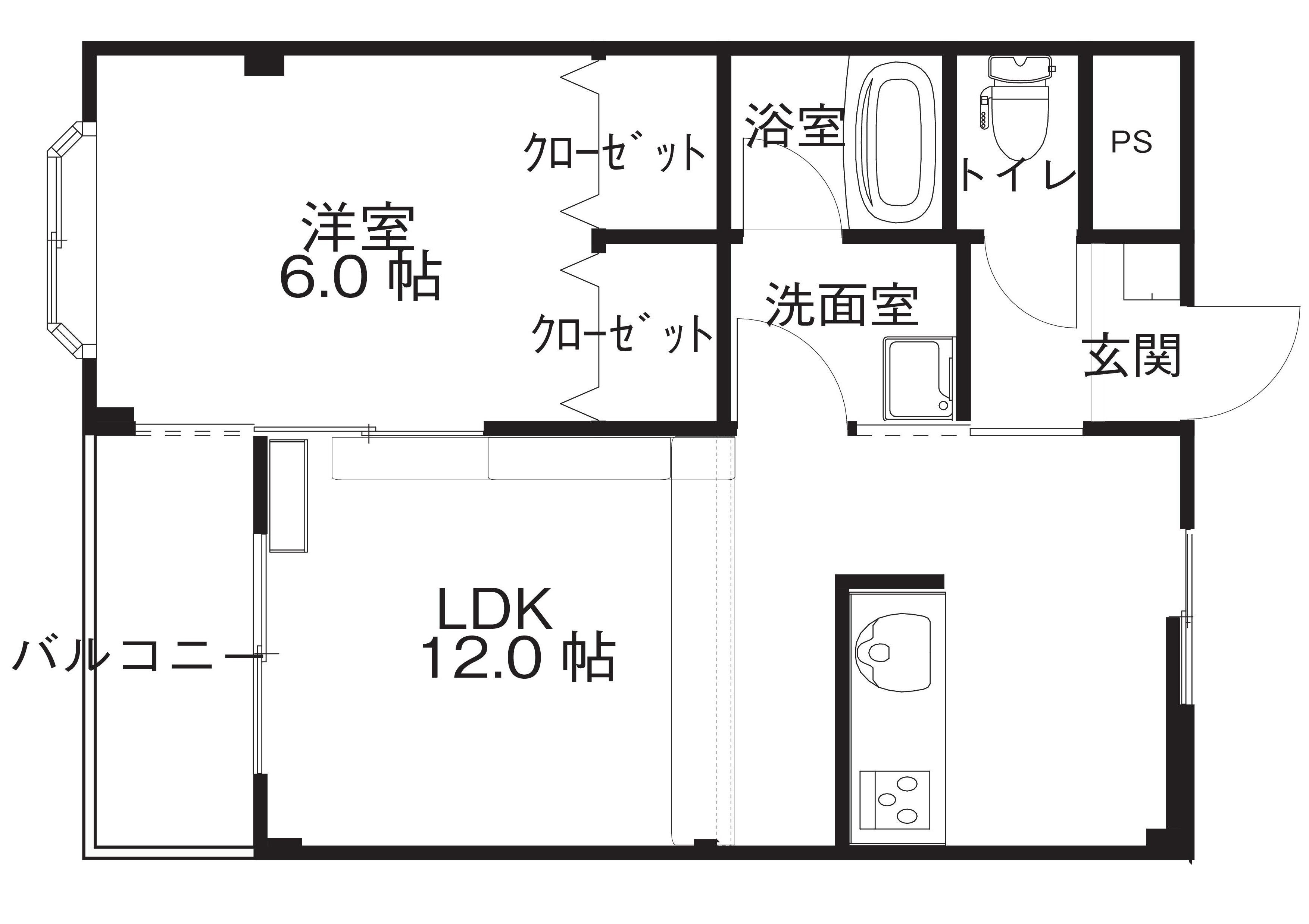 グラシューズの間取り