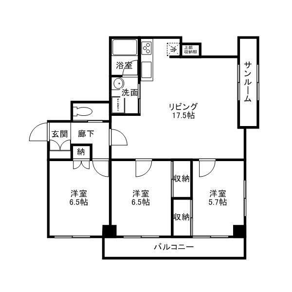Grand Hills 長土塀の間取り