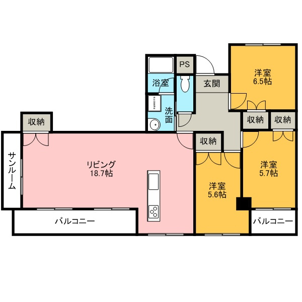 Grand Hills 長土塀の間取り