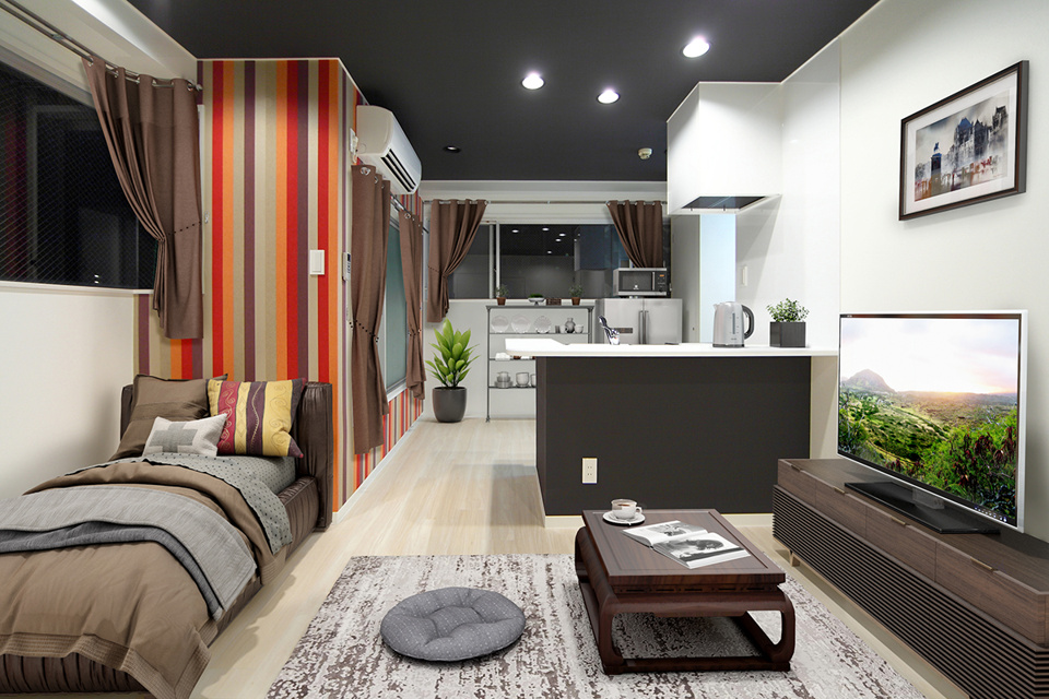 クルエボヌール駅前