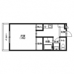 ウエストハイツの間取り