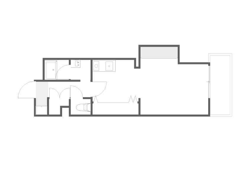カーサウエストTの間取り