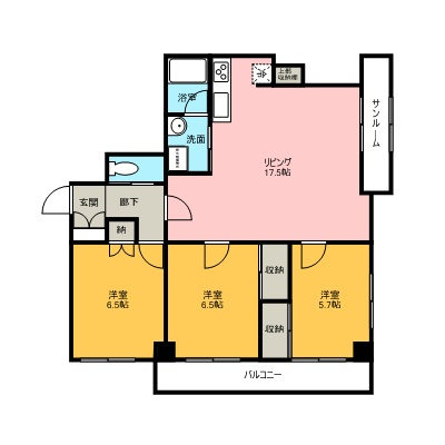 Grand Hills 長土塀の間取り