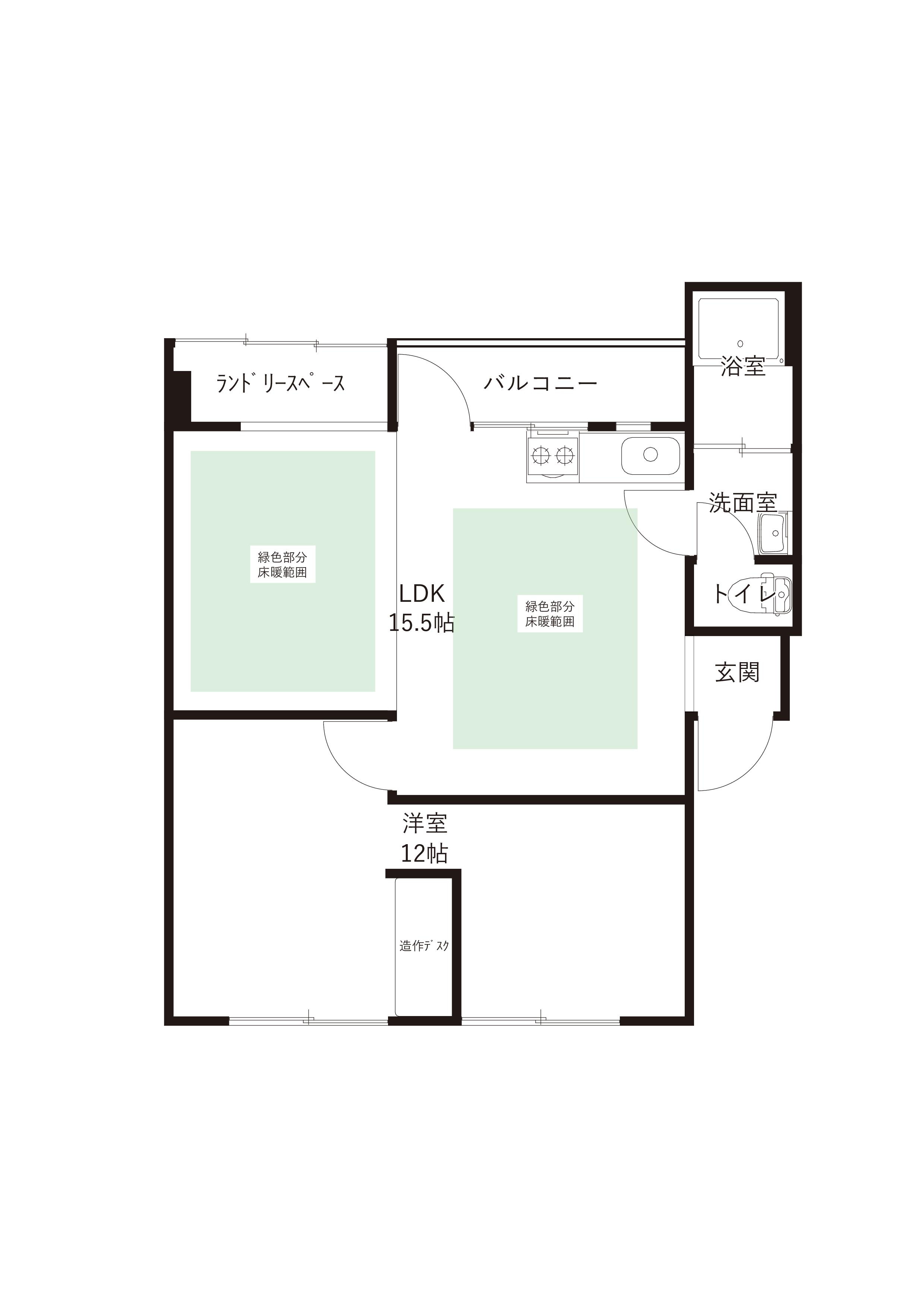 IDEAL SOUTHの間取り