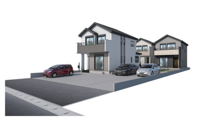 【外観パース】 | 名古屋市千種区香流橋１丁目421新築戸建て | ご成約キャンペーン対象物件です♪詳細は弊社ホームページもしくはスタッフまでお気軽にお問合せ下さいませ♪ お役に立てる自信があります♪