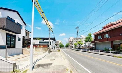 【前面道路含む現地写真】 | Terrechez名東区平和が丘1期全2棟＜新築一戸建て | ご成約キャンペーン対象物件です♪詳細は弊社ホームページもしくはスタッフまでお気軽にお問合せ下さいませ♪ お役に立てる自信があります♪
