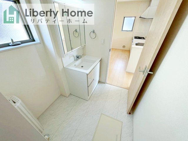 水戸市見川第14　新築戸建　1号棟の脱衣所