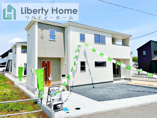 水戸市見川第14　新築戸建　1号棟の外観|ご予約をいただければ、『平日の空いた時間』『周辺物件まとめて見たい』『1件だけ見たい』ももちろん可能です♪
お気軽にお問合せください♪